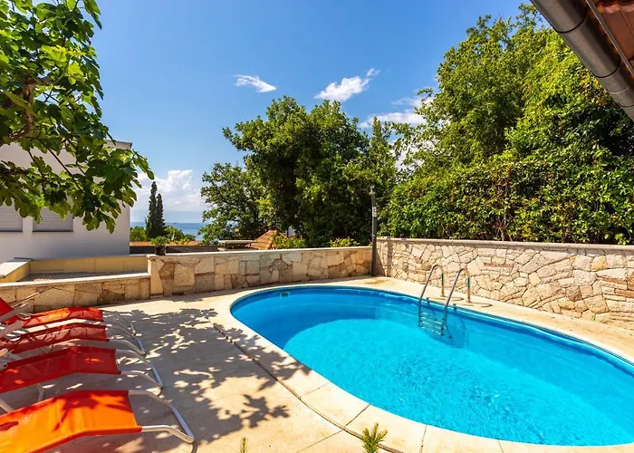 Mediterranean Terrace With Bbq, Swimming Pool And Sea View * ニヴィーチェ