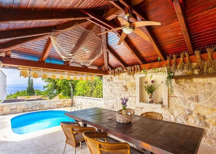 Mediterranean Terrace With Bbq, Swimming Pool And Sea View ニヴィーチェ